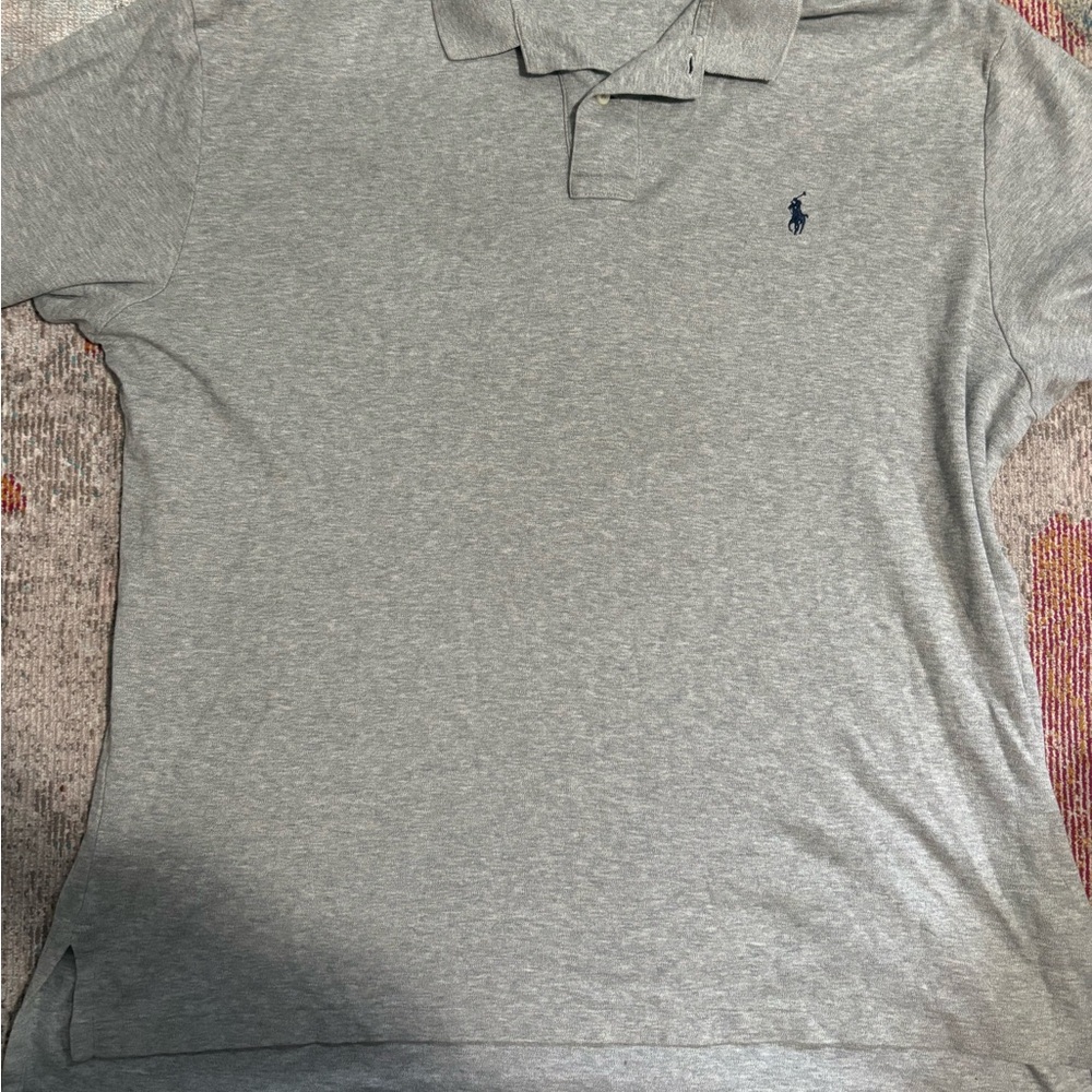 Polo by Ralph Lauren Light Gray Polo Shirt for Men